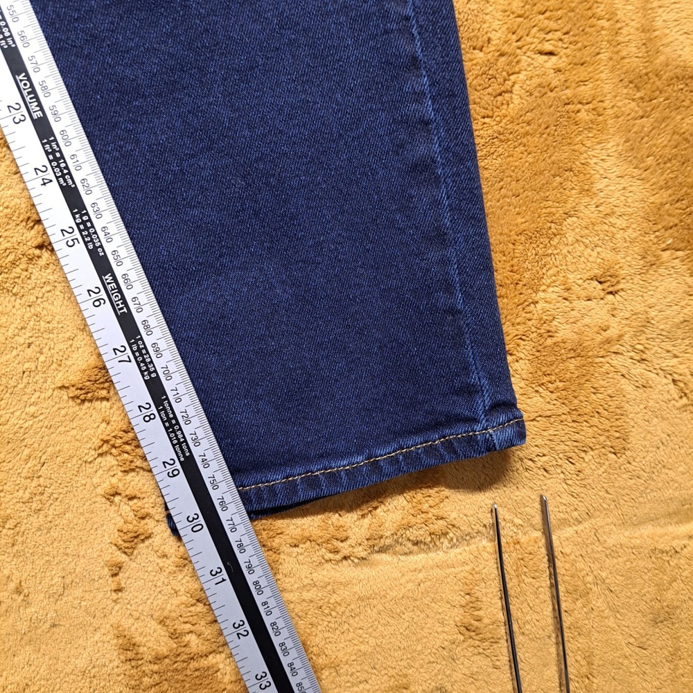 Legend London Slim Fit Jeans Mens 34x32 Dark Wash Blue Excellent Stretch Denim - Picture 7 of 12